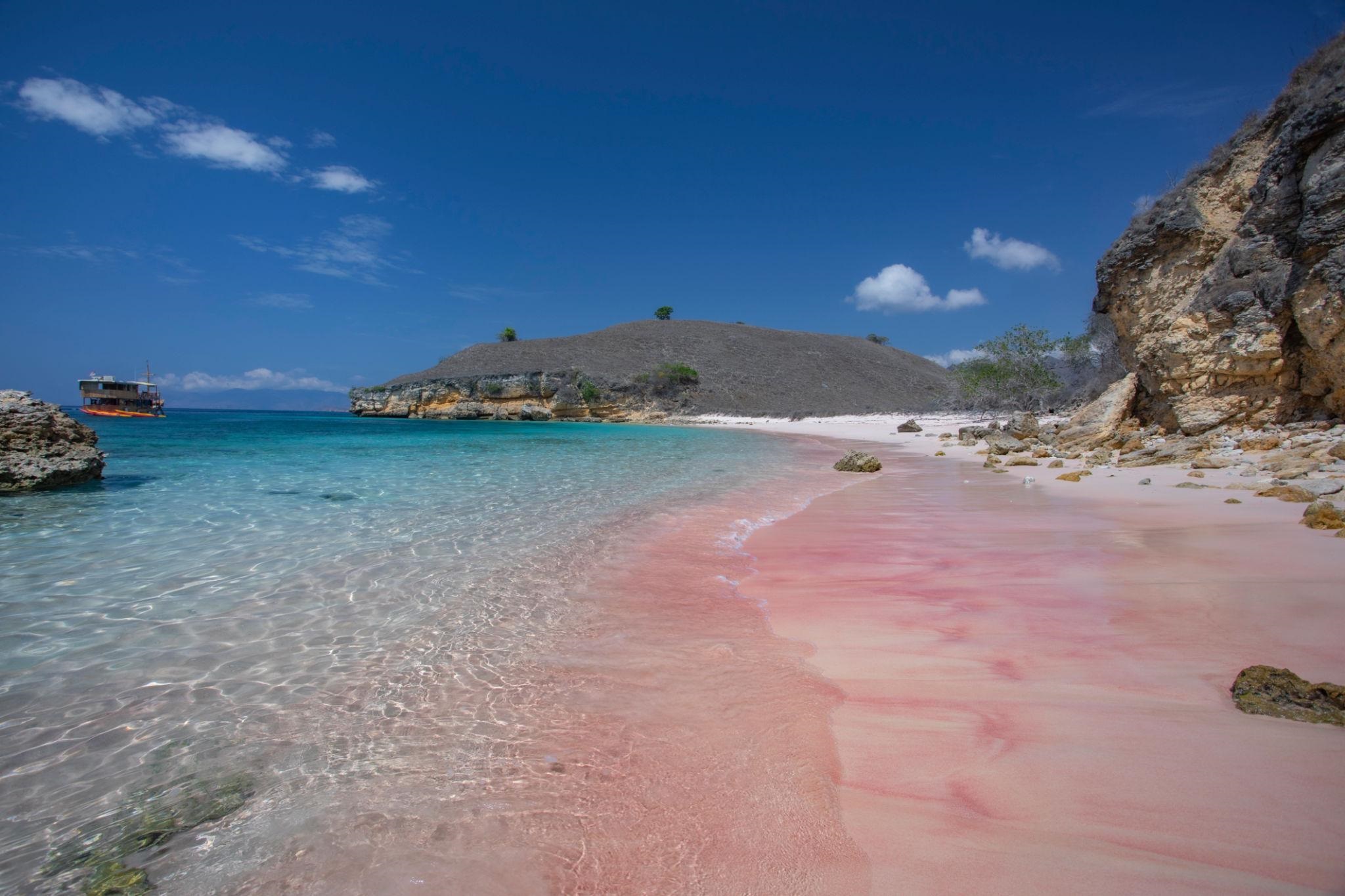 Pink Beach Labuan Bajo snorkeling experience